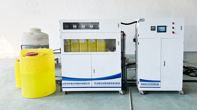 安徽黄山天之都环境科技园实验室污水处理设备安装案例